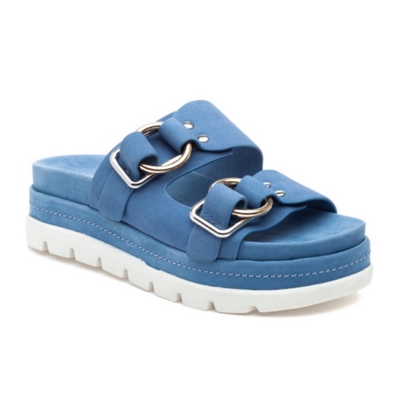 J/SLIDES Shoes - NWT J/SLIDES BAHA Oceana Waxy Nubuck Sandal